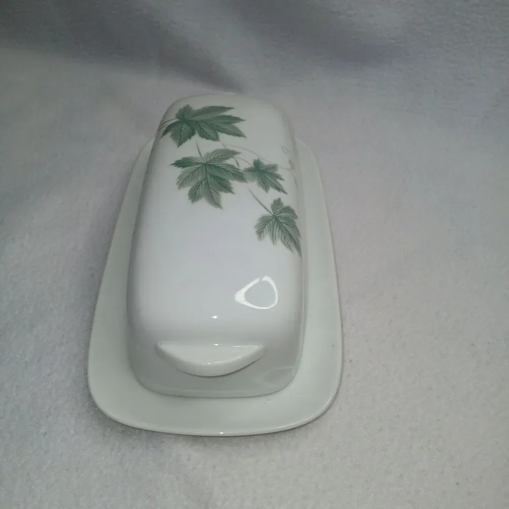Noritake Wild Ivy Cook and Serve Covered Butter Dish Vintage Fine China